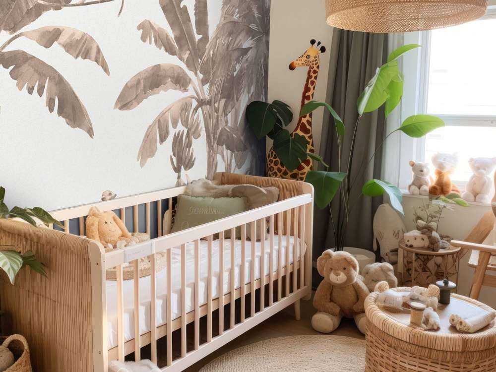 Små jungledyr i taupe