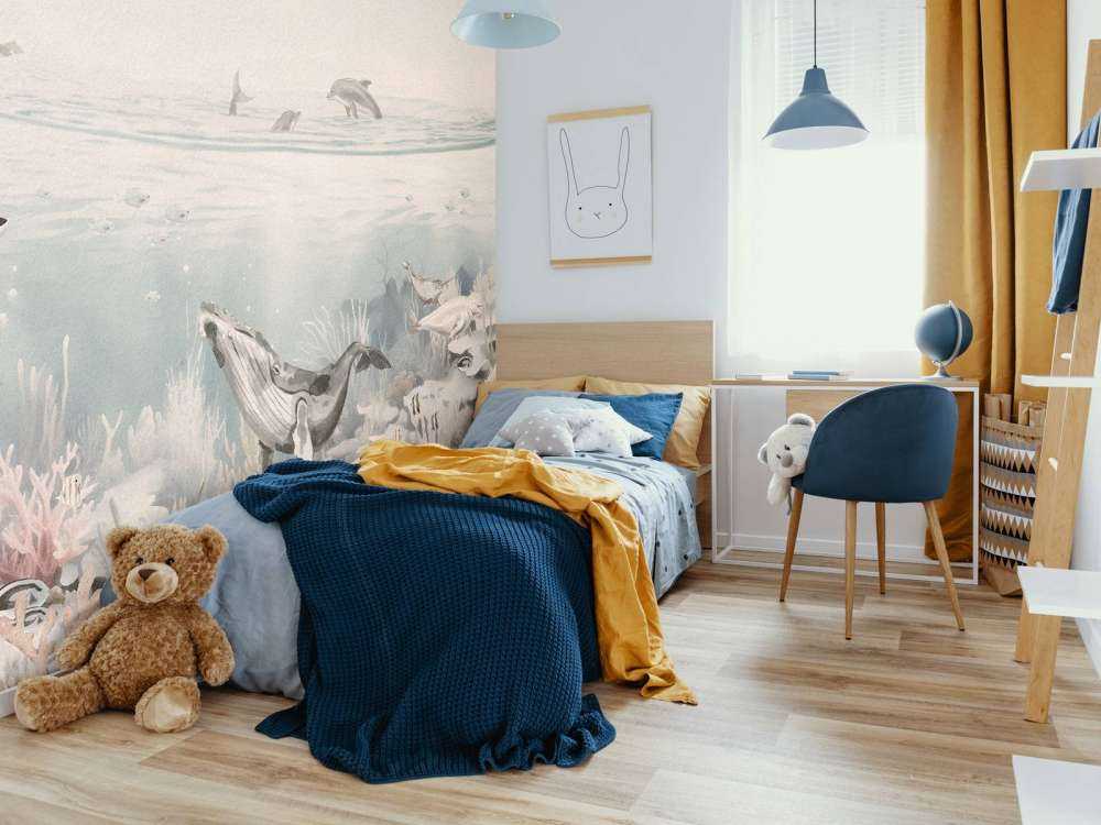 Ocean Landskab med Dyr