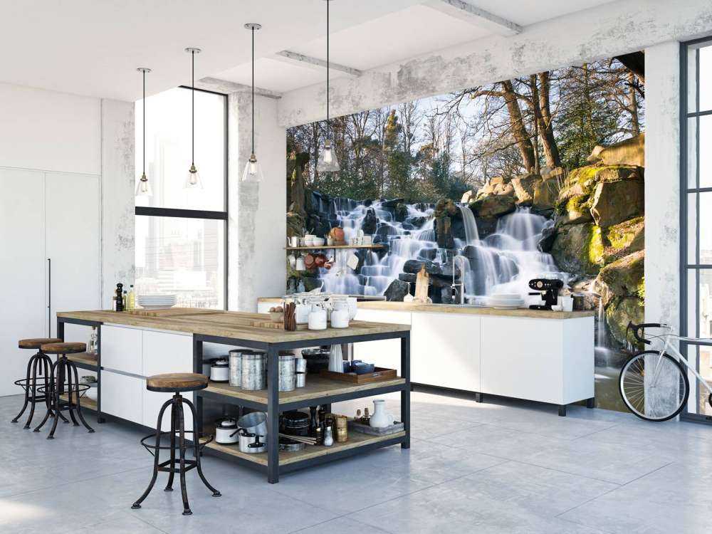 Vandfald om vinteren