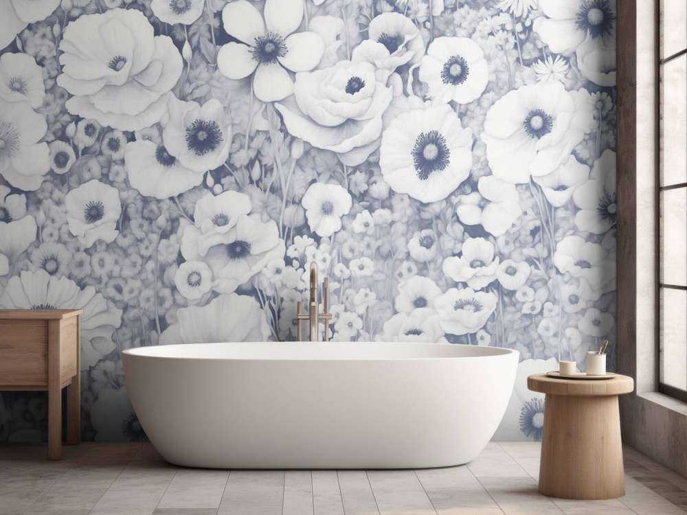 Poppy Tale Monokrom Bue