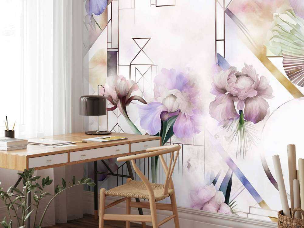 Akvarelle Geometri Pink