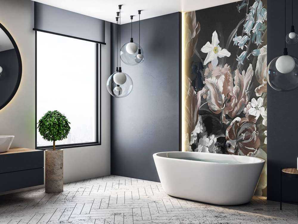 Bouquet med pioner Orange