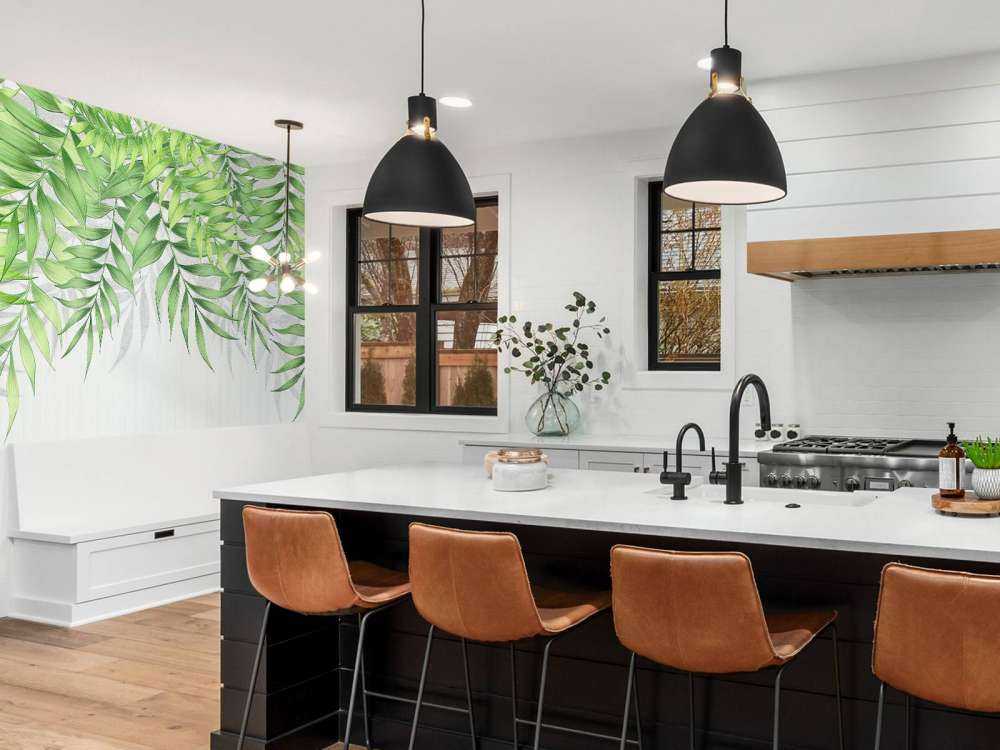 Tropiske blade tekstur