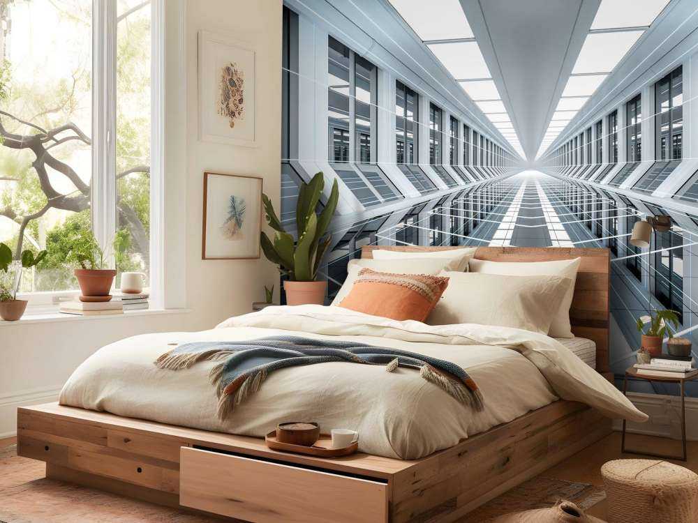 3D-korridor på et kontor