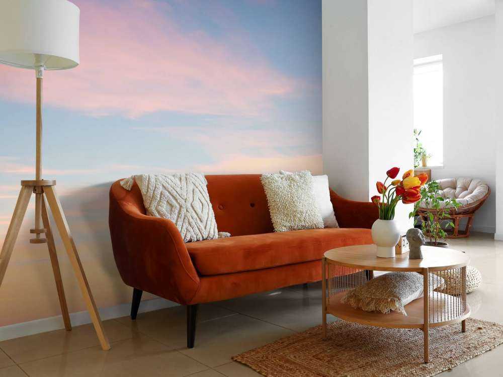 Himmel med bløde farver