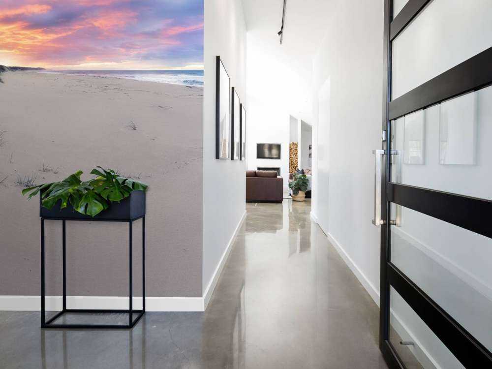 Solopgang over sandklitter