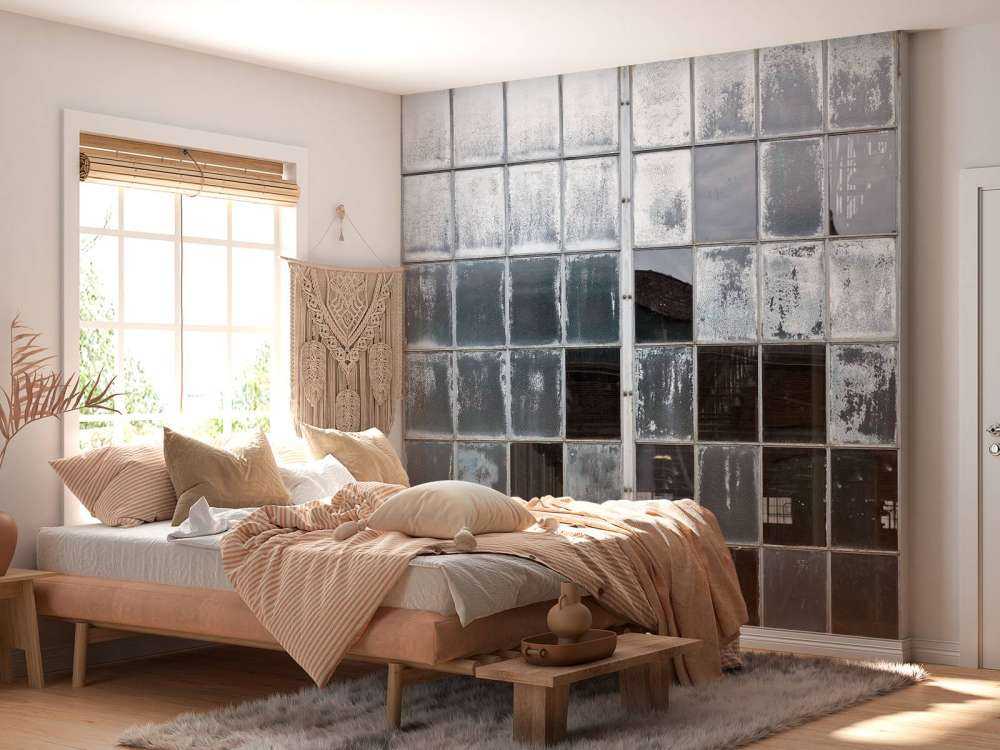 Gammelt fabriksvindue