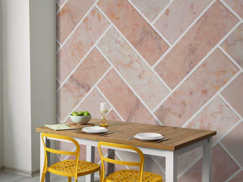 Pink marmor sildeben