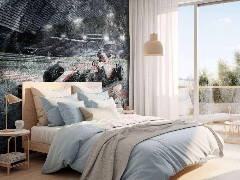 Racerbil på stadion