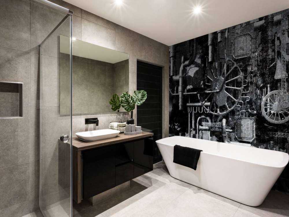 Gammelt maskinrum på et tog