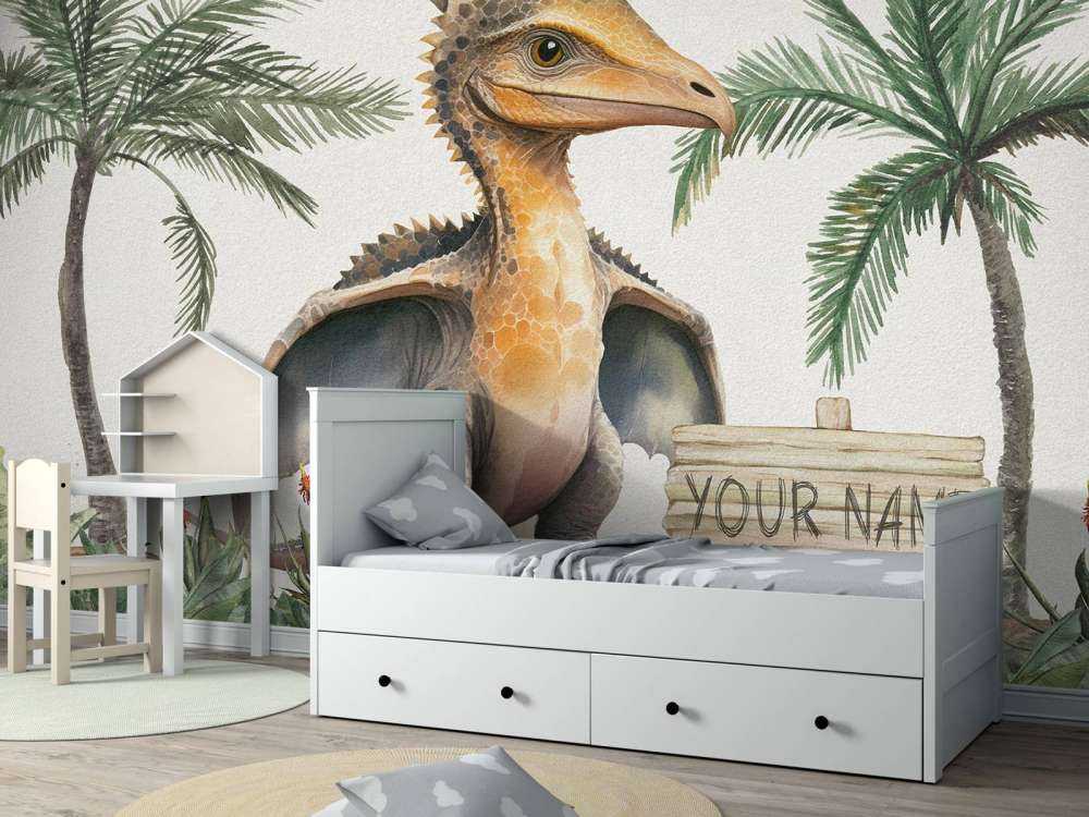 Baby pteranodon i junglen