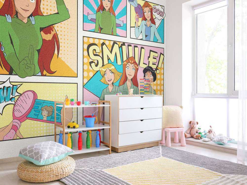 Tegneserieheltinder i aktion