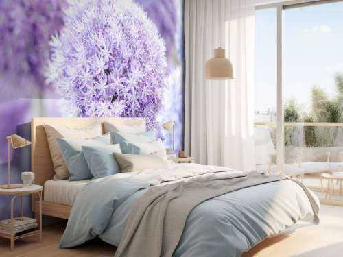 Purple Alliums