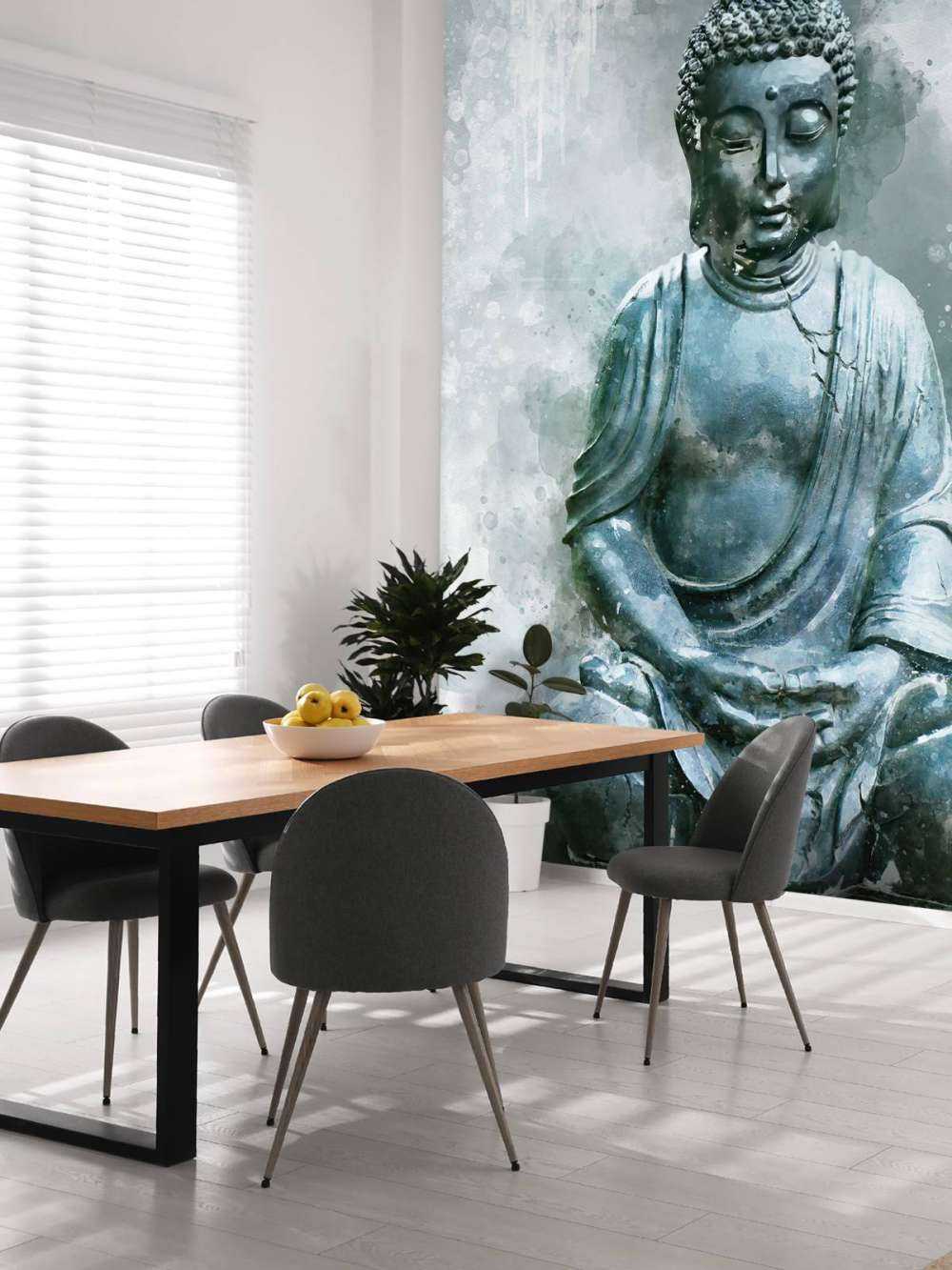 Buddha akvarell
