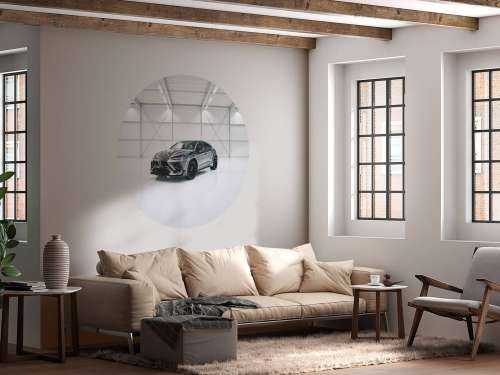 Lamborghini i vit hall