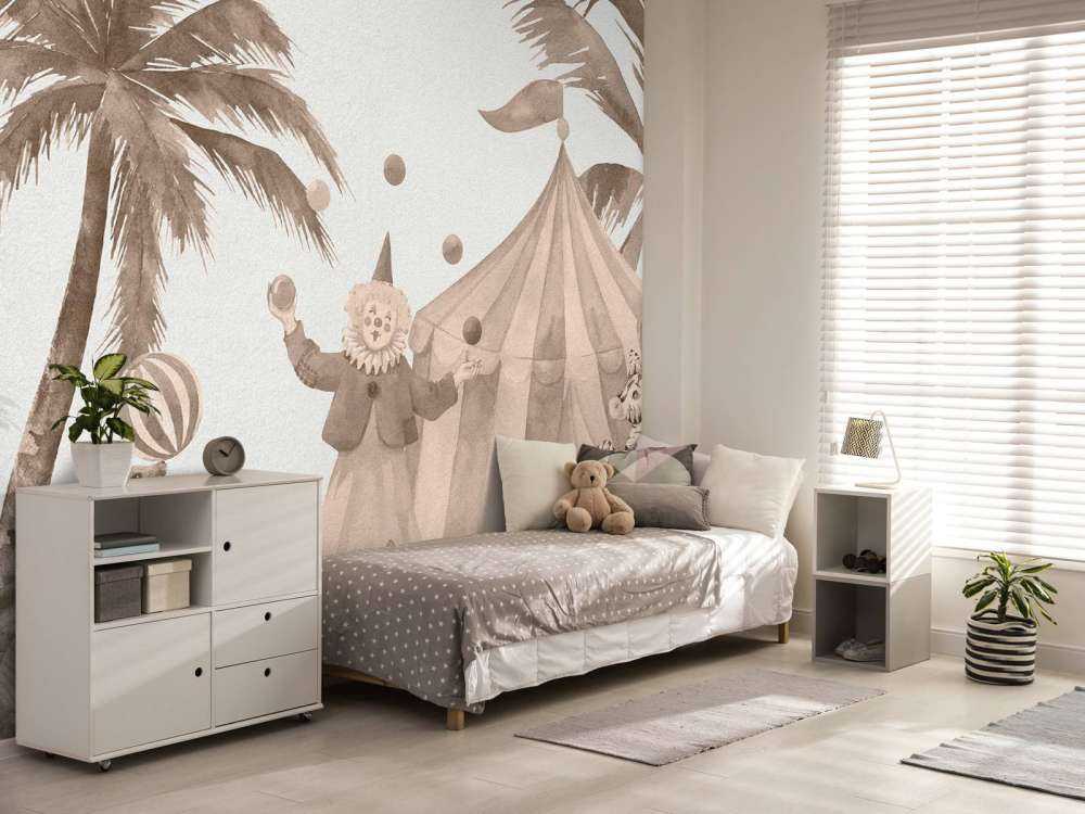 Glada cirkusdjur taupe