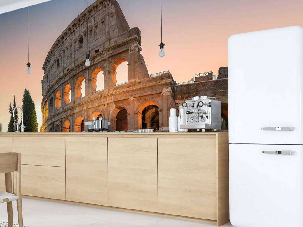 Colosseum i soluppgång