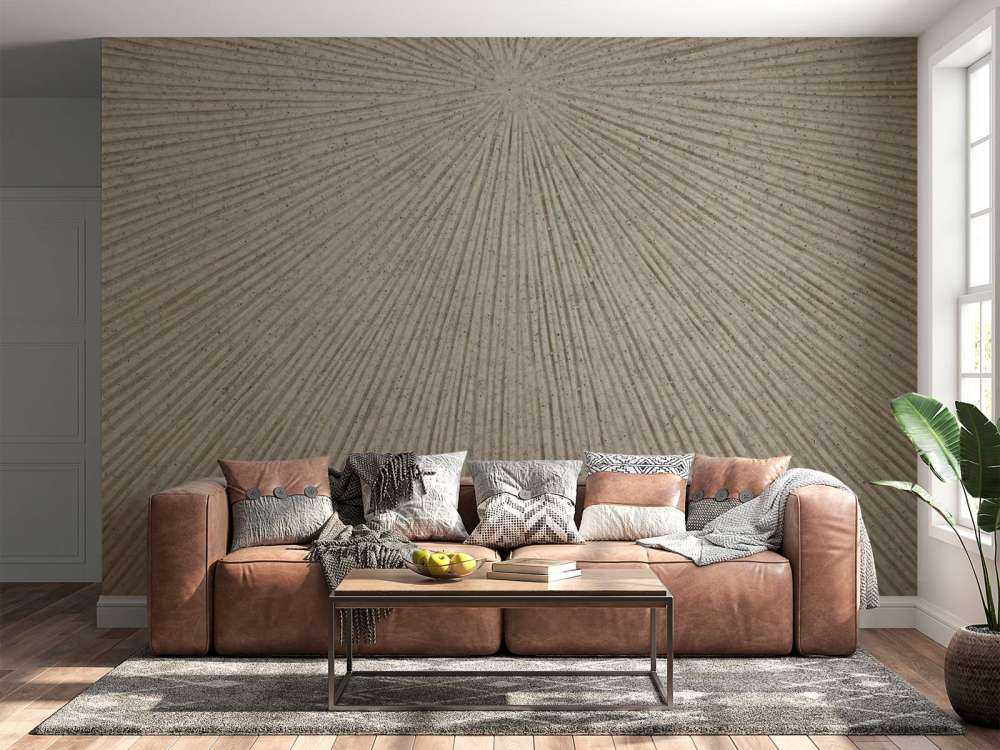 Textur med linjer i sand