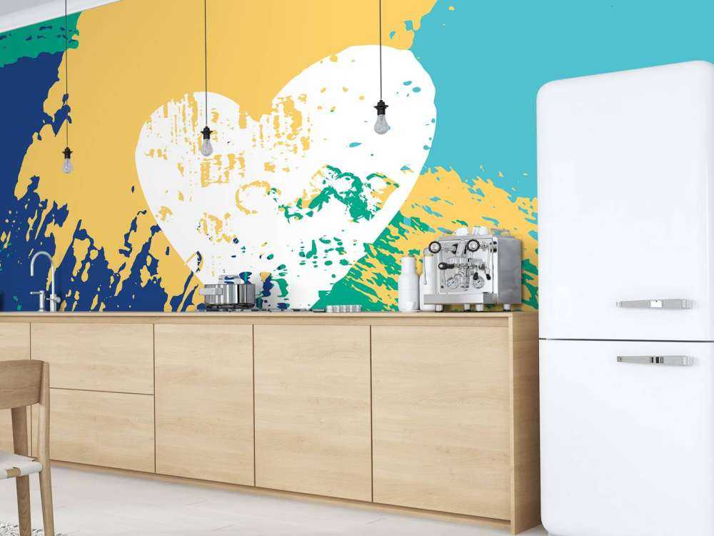 Abstrakta ytor i färg