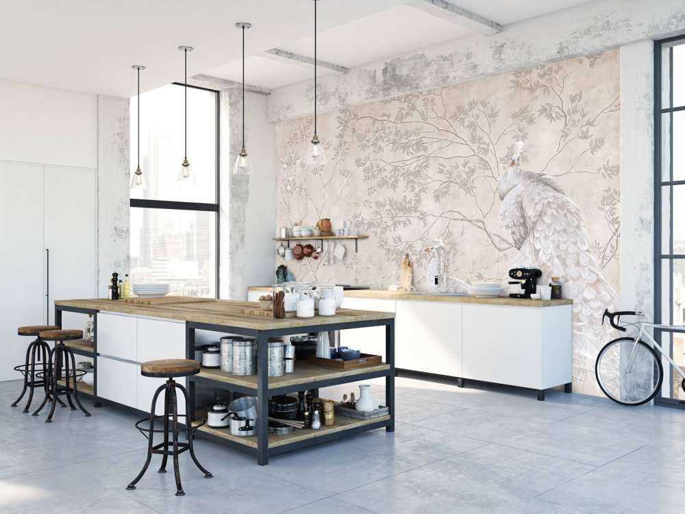 Påfåglar i trädet