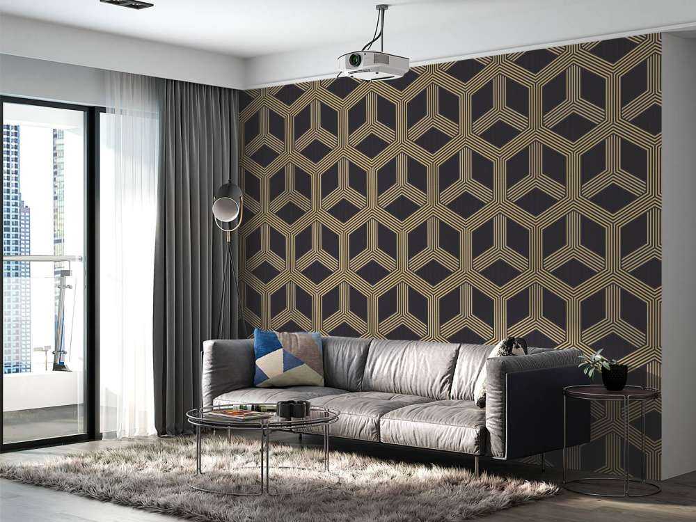 Illusionsmönster art deco