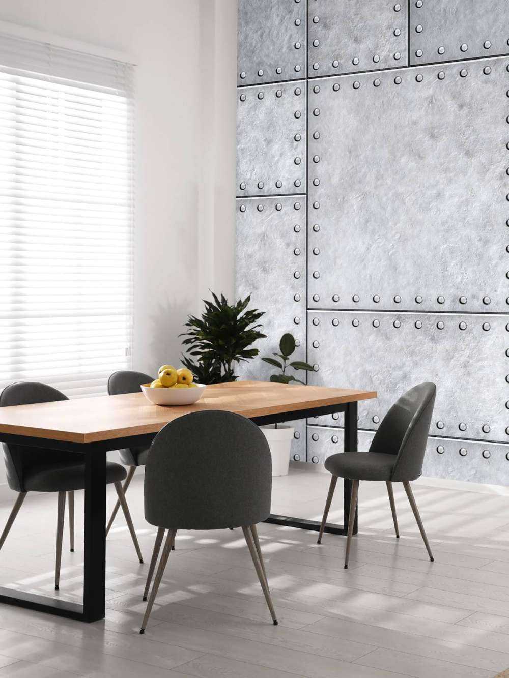 Pansrad metallplatta