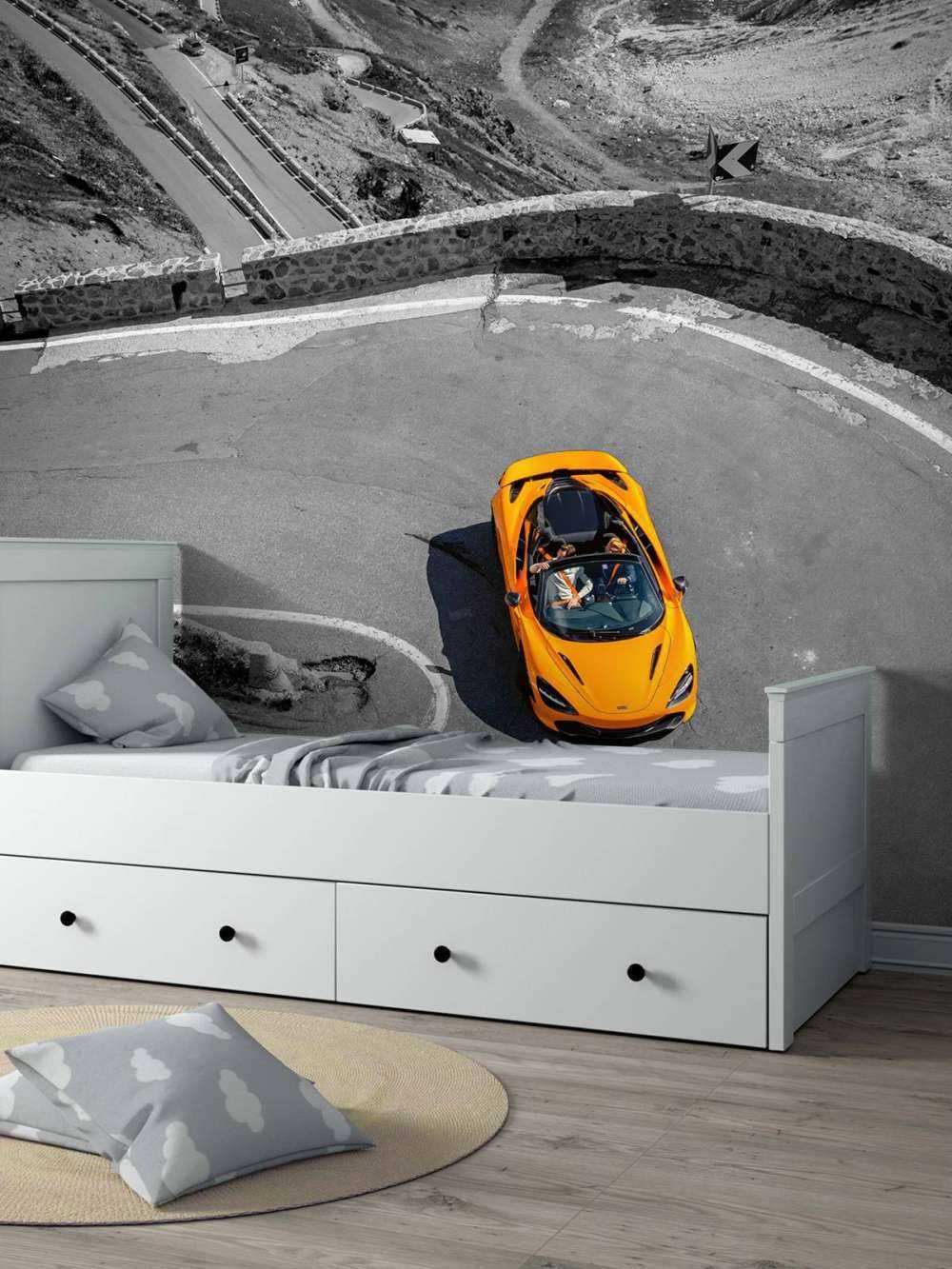 McLaren på Stelviopas - spotfärg