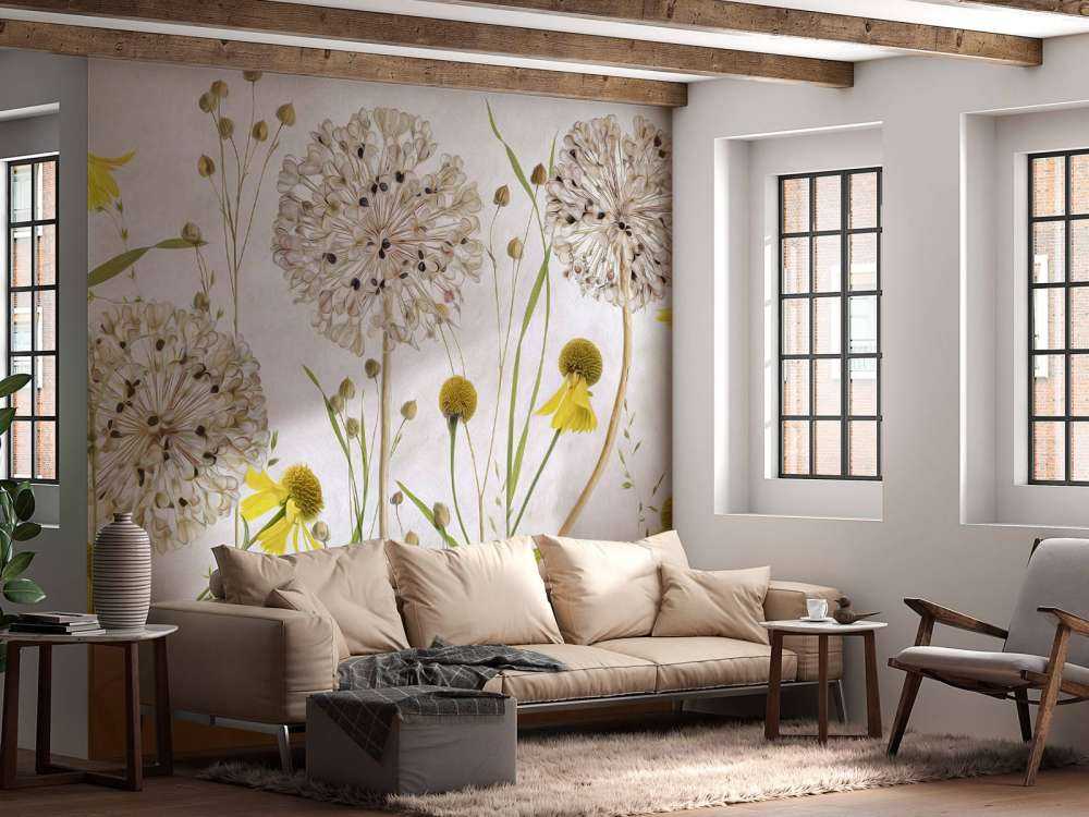 Alliums and heleniums