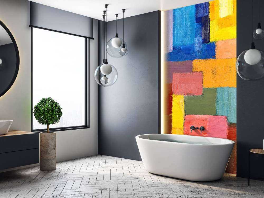 Färgglad ytfördelning