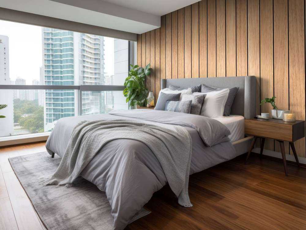 Lätta vertikala träplankor