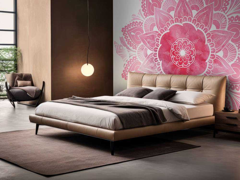 Mandala med blommönster