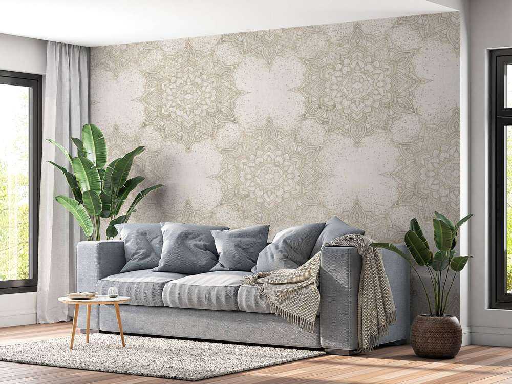 Magisk mandala från Marrakesh - beige