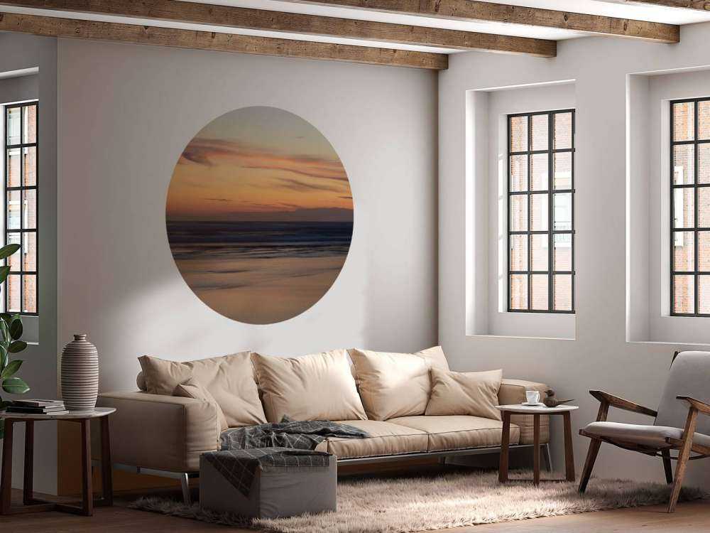 solnedgang ved kysten