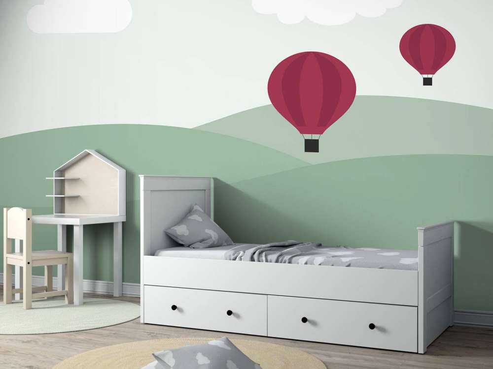 Skråninger med luftballonger