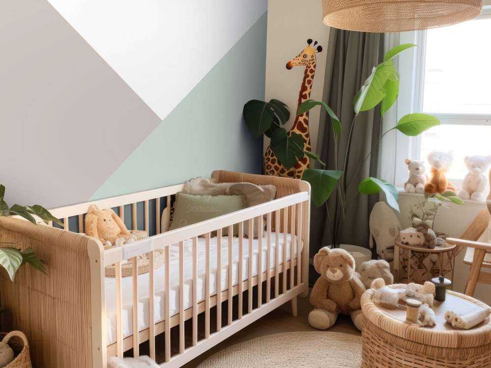 Pastellfargede trekanter