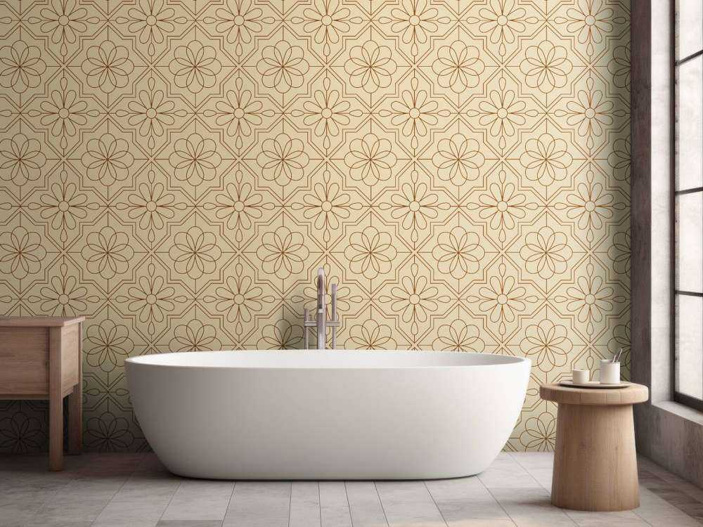 Blomster i retro stil