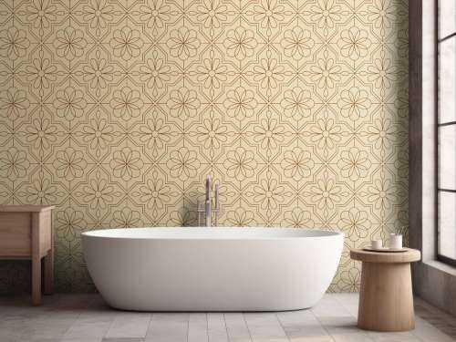Blomster i retro stil