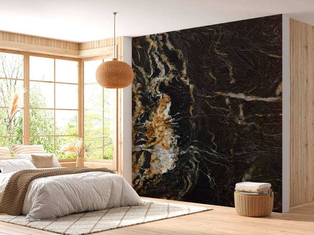 Marmor med lys struktur