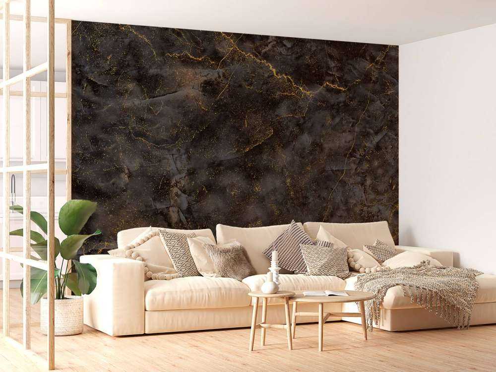 Gylden marmorstruktur