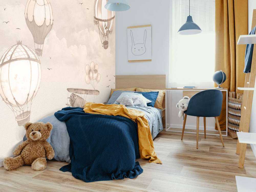 Varmluftsballonger i taupe