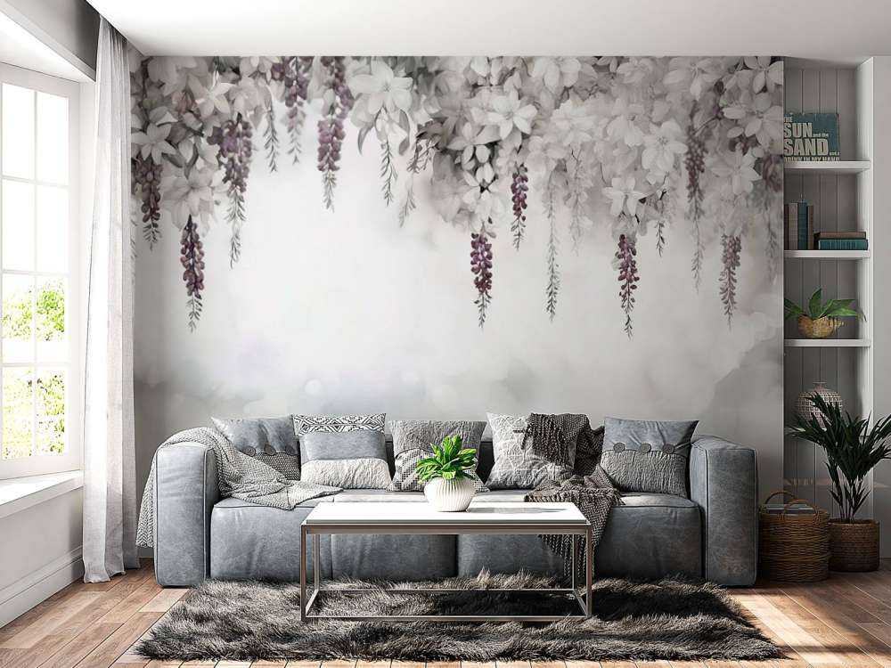 Søt Wisteria Hage Hvit