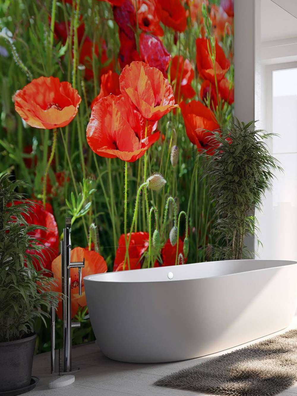 Nærbilde av valmuer