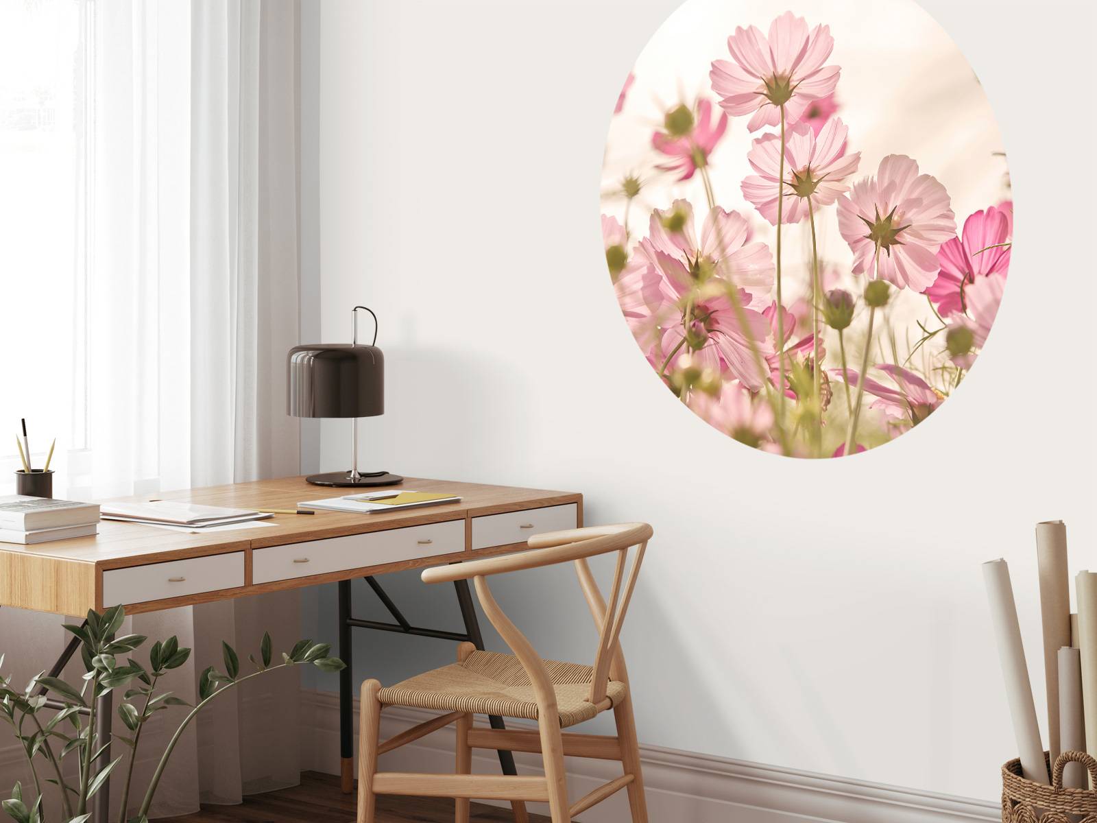 vakre blomsterhage