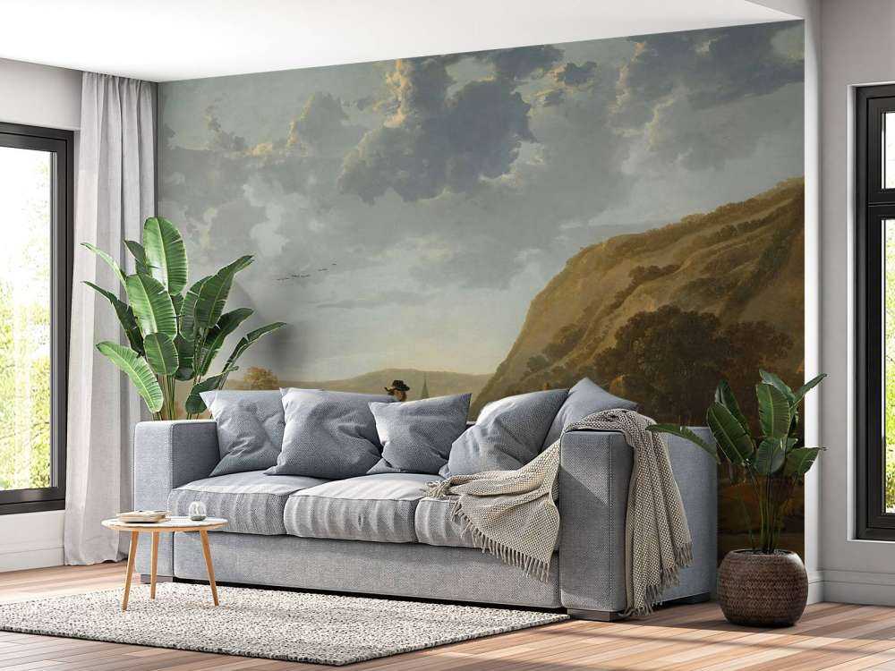 Elvelandskapp med ryttere