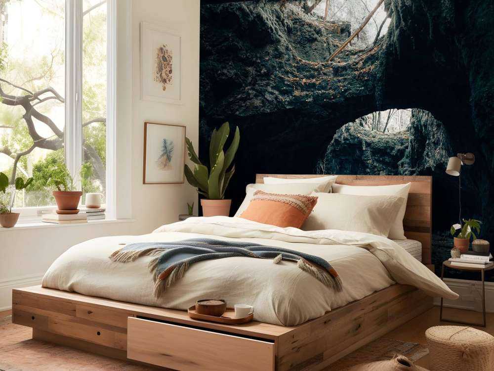 Gamle jerngruver gjenvunnet av naturen