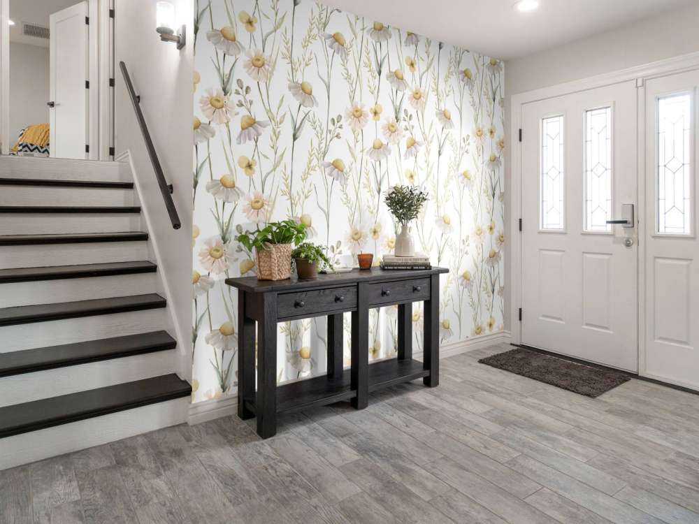 Felt av sommerflora