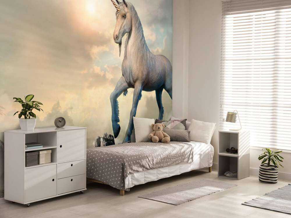 Enhörning på stenar