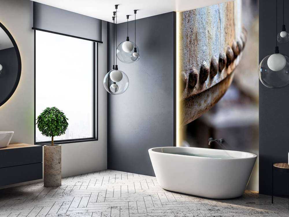 Detalj av en rostig ångpanna