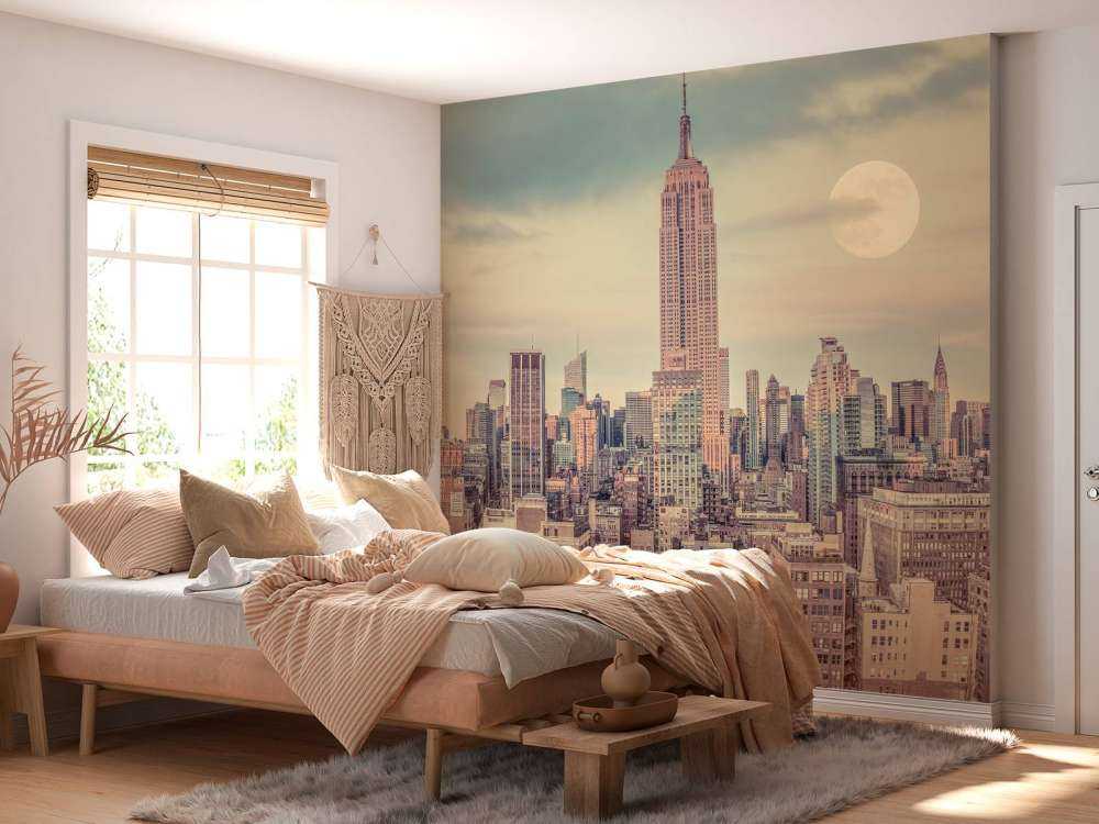 Empire State Building med Manhattan