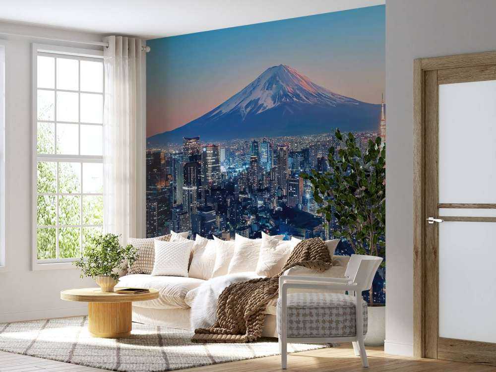 Tokyo i solnedgången